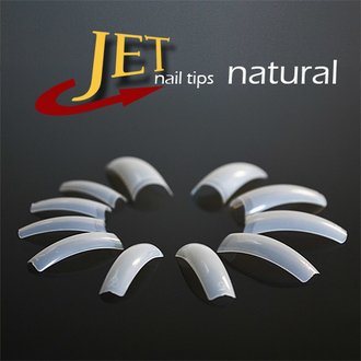 JET NATURAL NAIL TIPS (#08)